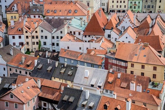 Malebné město Český Krumlov jako ideální útočiště